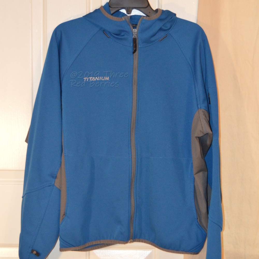Columbia Titanium Interchange Full Zip Hoodie Lg